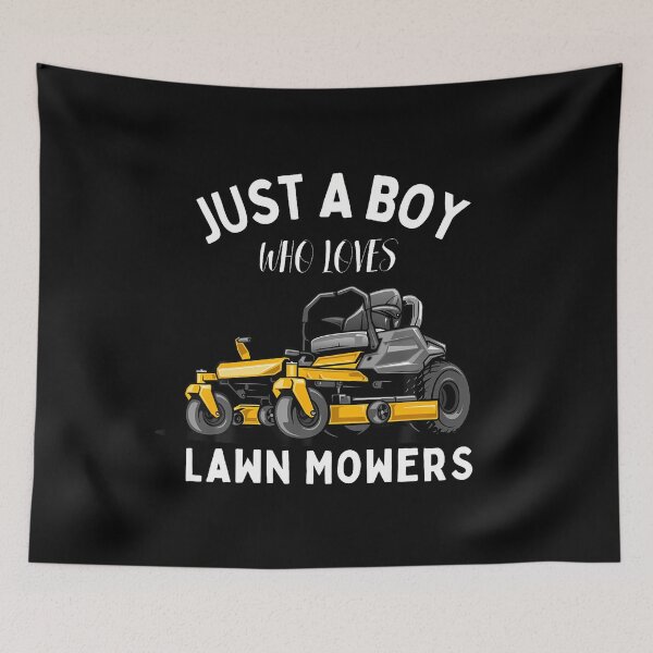 Item preview, Just A Boy Who Loves Lawn Mowers Lawn Mowing designed and sold by SelmaBonnie.