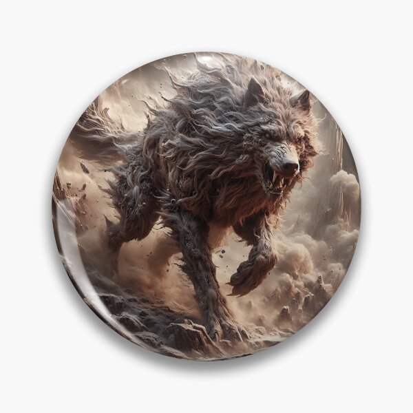 Item preview, Furry Aggressive Wolf designed and sold by GalleryBrisArt.
