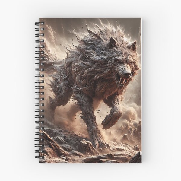 Item preview, Furry Aggressive Wolf designed and sold by GalleryBrisArt.
