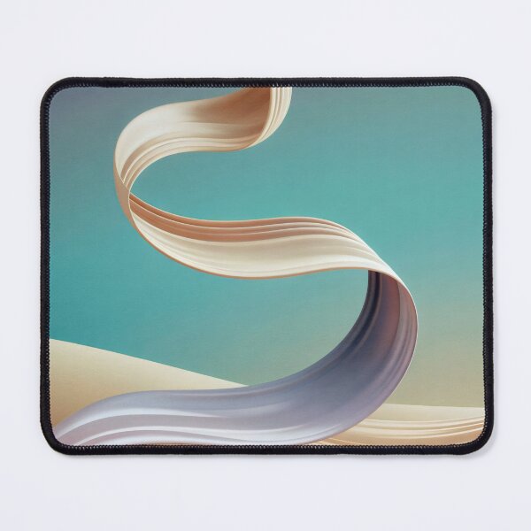 Item preview, Abstract Ribbon Flow Design with Pastel Gradient and Organic Motion designed and sold by SplashTastic.