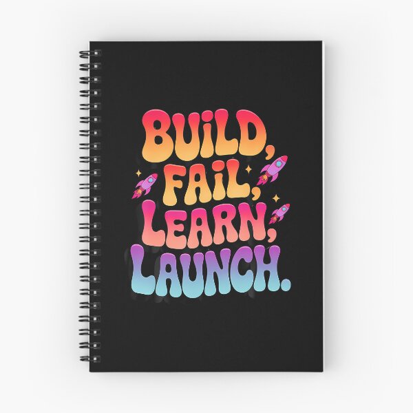 Item preview, Build Fail Learn Launch Model Rockets Inspiration designed and sold by MicheleDanita.