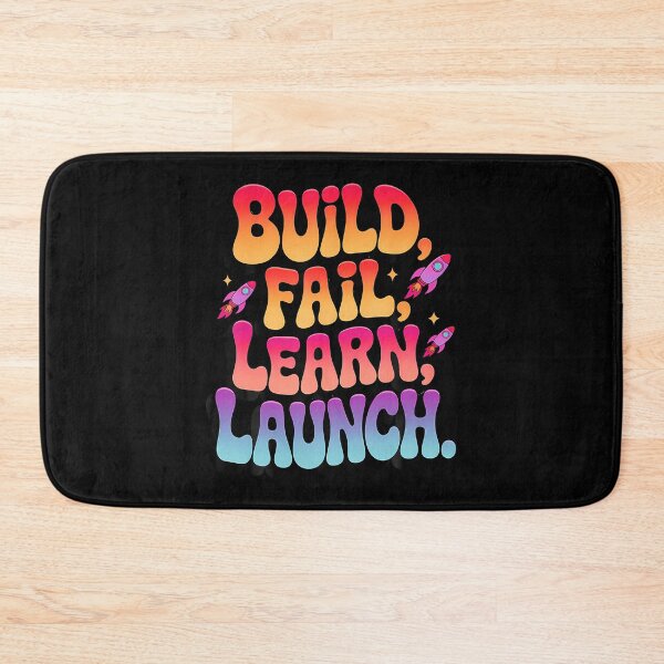 Item preview, Build Fail Learn Launch Model Rockets Inspiration designed and sold by MicheleDanita.