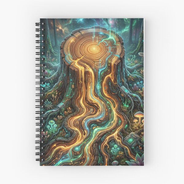 Item preview, Bio-Digital Tree - The Source Cyberpunk Nature designed and sold by Jawoahl.