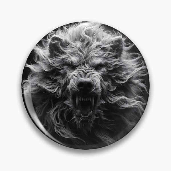 Item preview, Furry Aggressive Wolf designed and sold by GalleryBrisArt.