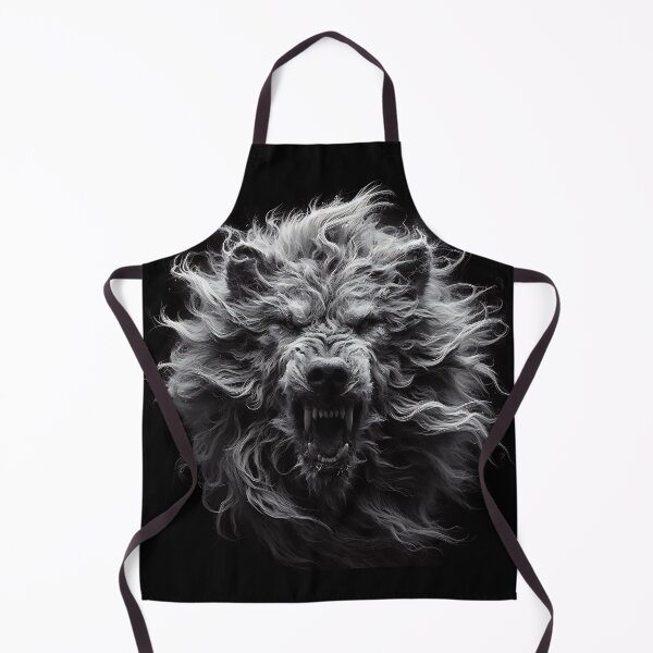 Item preview, Furry Aggressive Wolf designed and sold by GalleryBrisArt.