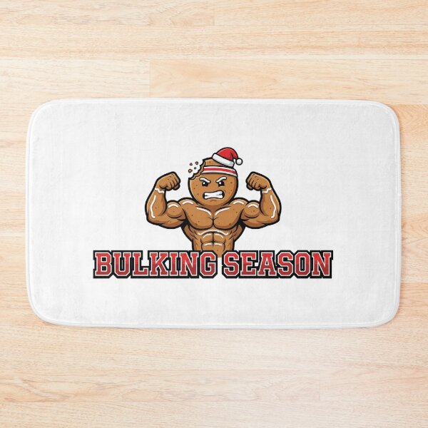 Item preview, Bulking Season Funny Gingerbread Man Bodybuilding designed and sold by BKPrintDesing.