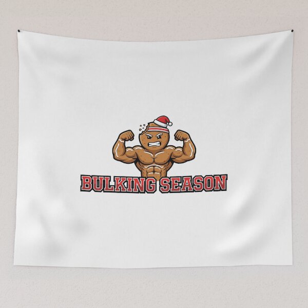 Item preview, Bulking Season Funny Gingerbread Man Bodybuilding designed and sold by BKPrintDesing.