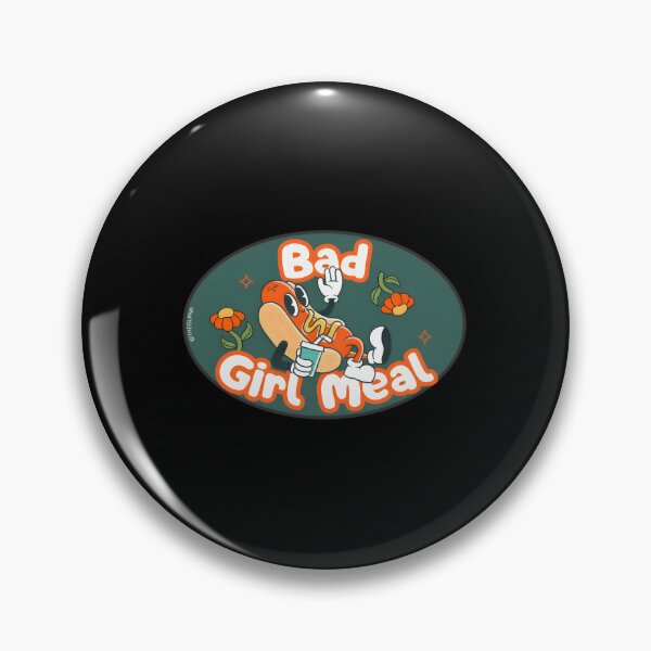 Item preview, Bad Girl Meal Hot Dog Sticker Funny Cheat Meal Vibes designed and sold by pggzxaljn66.