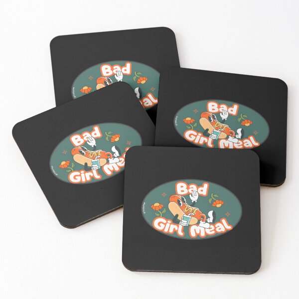 Item preview, Bad Girl Meal Hot Dog Sticker Funny Cheat Meal Vibes designed and sold by pggzxaljn66.
