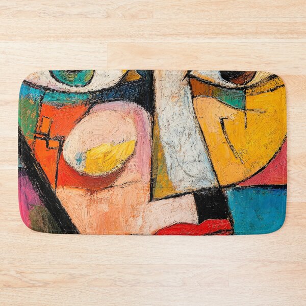 Item preview, Cubism-Style Abstract Face In Bold, Edgy Colors designed and sold by DEC02.