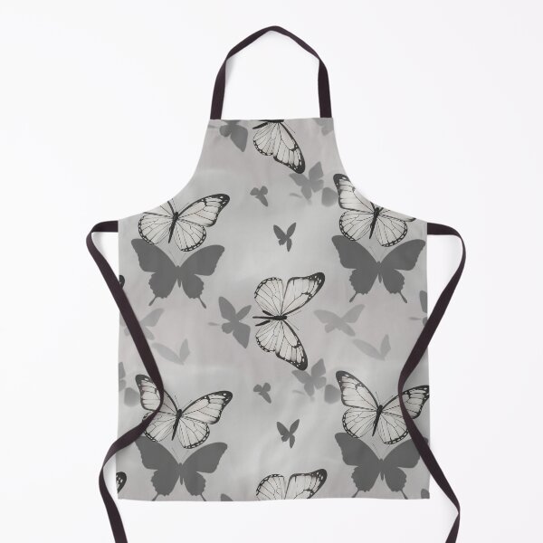 Item preview, Silver Shadow Butterflies designed and sold by Kaleidoscope Print.