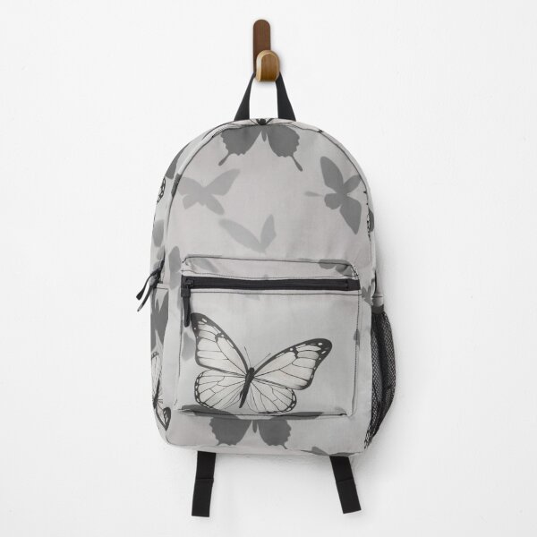 Item preview, Silver Shadow Butterflies designed and sold by Kaleidoscope Print.