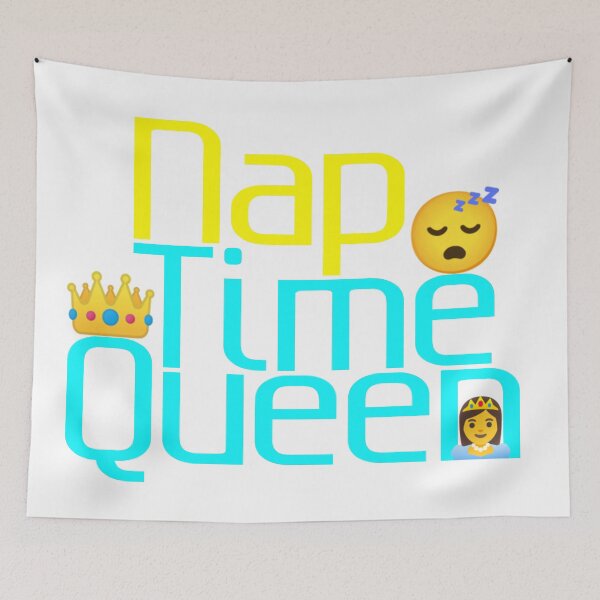 Item preview, Nap Time Queen Funny Sleep Emoji T-Shirt Design designed and sold by Faali950.