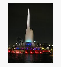 Fountain Skyscraper Photographic Print