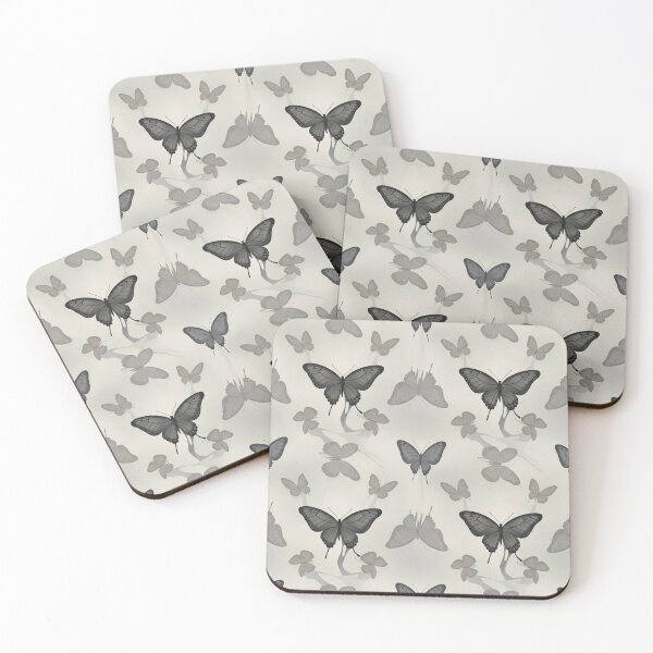Item preview, Midnight Shadow Butterflies designed and sold by Kaleidoscope Print.