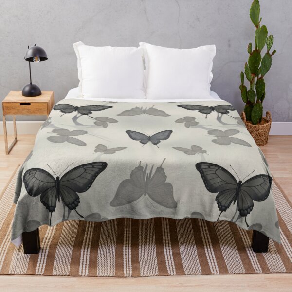 Item preview, Midnight Shadow Butterflies designed and sold by Kaleidoscope Print.