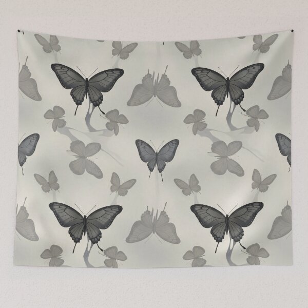 Item preview, Midnight Shadow Butterflies designed and sold by Kaleidoscope Print.