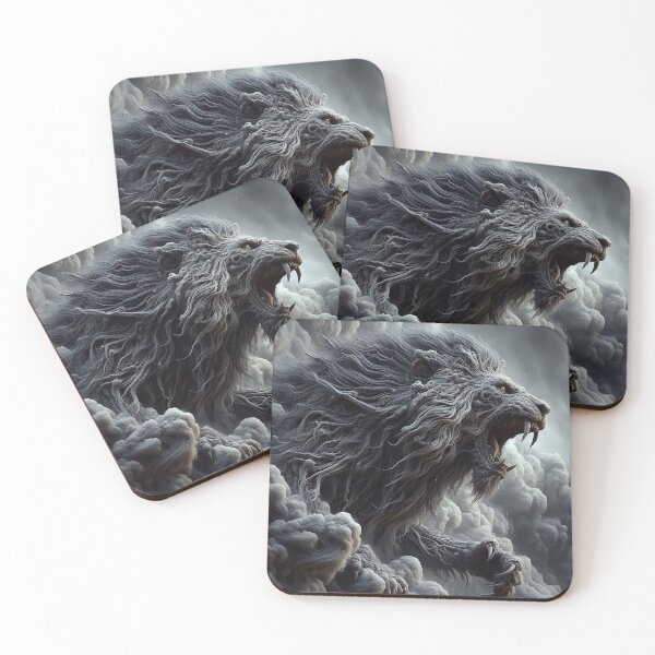 Item preview, Furry Aggressive Lion designed and sold by GalleryBrisArt.