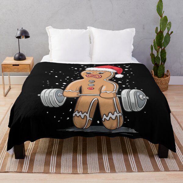 Item preview, Gingerbread Weightlifting Workout Bodybuilding designed and sold by SelmaBonnie.