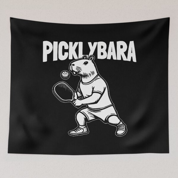 Item preview, Picklybara Ball Paddle - Sport Pickle Pickleball Capybara designed and sold by MarcellaTerri.