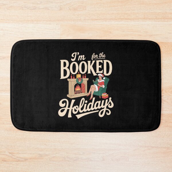 Item preview, I'M Booked For The Holidays Book Lover Relaxation designed and sold by LindaRuby1.