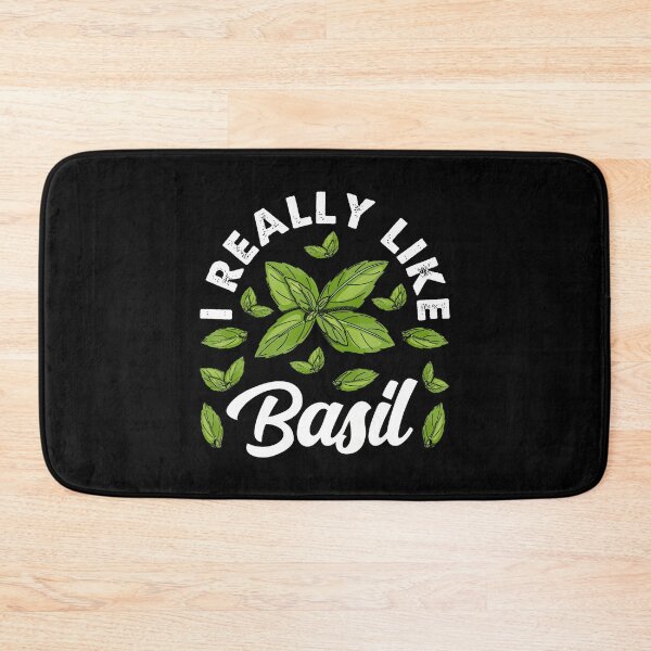 Item preview, I Really Like Basil Organic Plant Herb Basil designed and sold by SelmaBonnie.