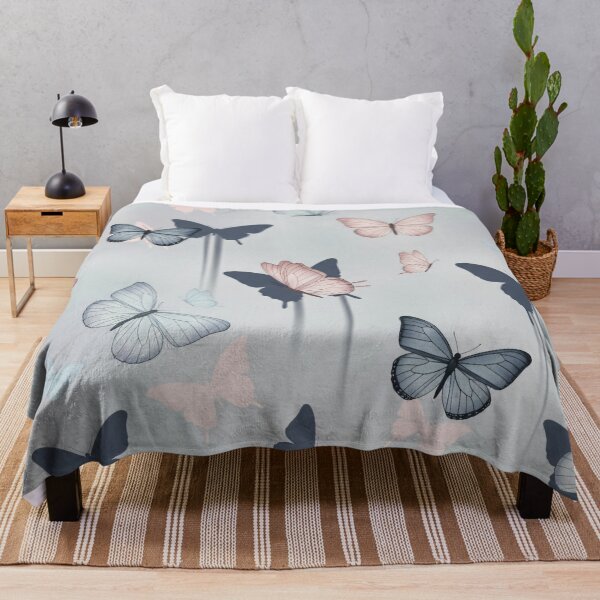 Item preview, Pastel Shadow Butterflies designed and sold by Kaleidoscope Print.