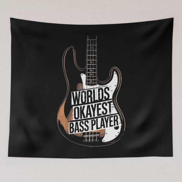 Item preview, Worlds Okayest Bass Player Bassist And Bass Guitar Player designed and sold by SelmaBonnie.