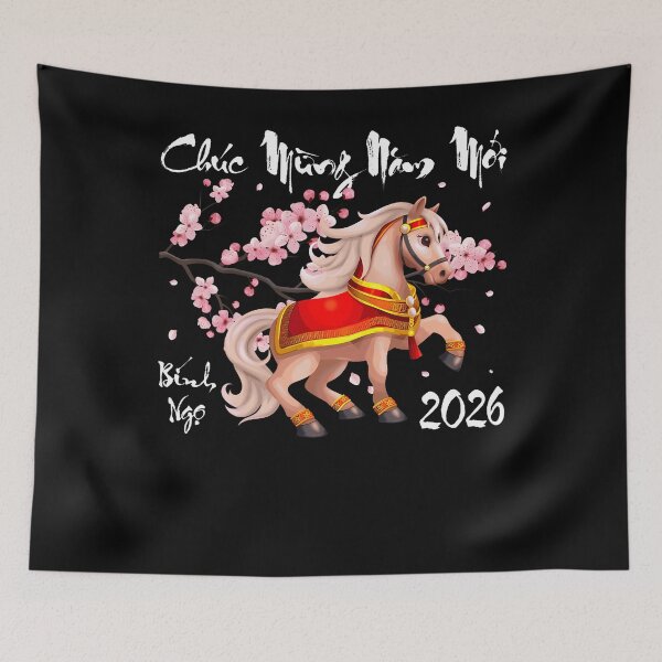 Item preview, Chuc Mung Nam Moi Binh Ngo 2026 Vietnamese Lunar New Year designed and sold by TeresaLaurie.