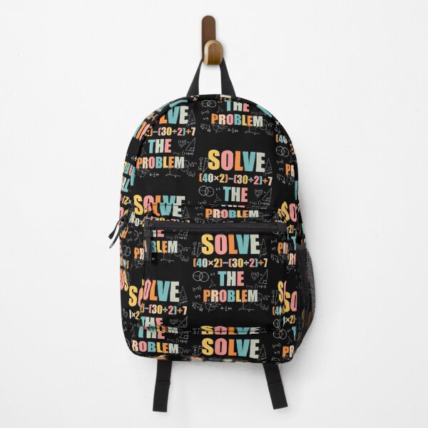 Item preview, Retro Solve The Problem Funny 67 Meme Joke Math Teacher designed and sold by TeresaLaurie.