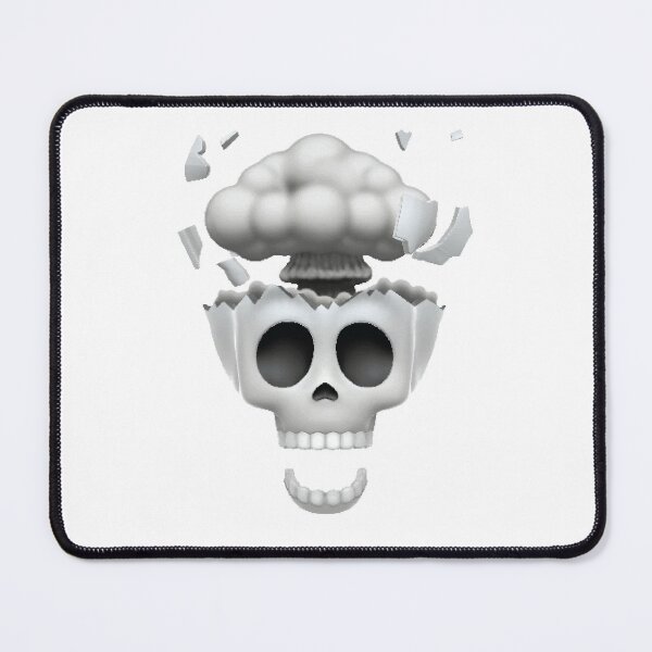 Item preview, Mindblown Skull Emoji designed and sold by goal-getter.