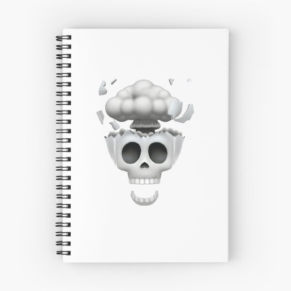 Item preview, Mindblown Skull Emoji designed and sold by goal-getter.