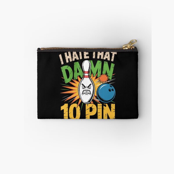 Item preview, I Hate That Damn 10 Pin Bowling Ts Funny Bowling designed and sold by DeannaAntoin.