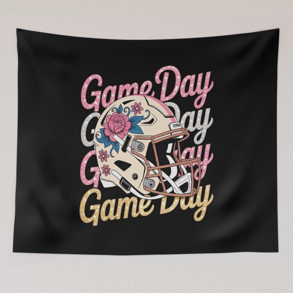 Item preview, Game Day Floral Football Game Day Football Lover designed and sold by Rrettgison.