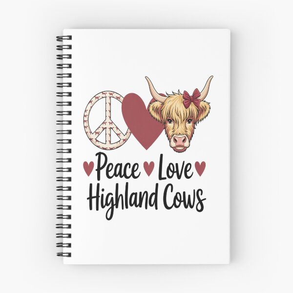 Item preview, Highland Beef Cow Farmers Peace Love Highland Cows designed and sold by Rrettgison.