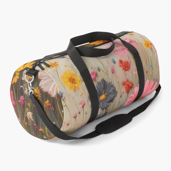 Item preview, Hot air balloons over a field of flowers (painting) designed and sold by Mianku | Für das Leben.