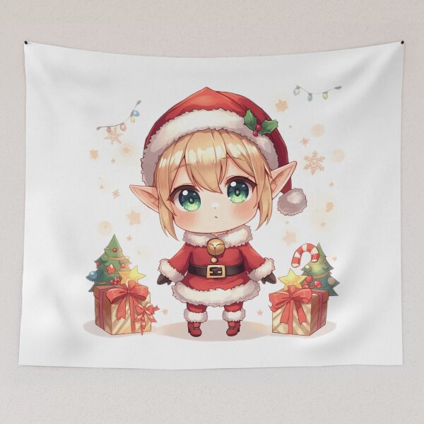 Item preview, Christmas Elf – Cute Holiday Fantasy Art designed and sold by goold-fish.
