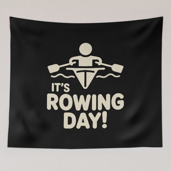 Item preview, Its Rowing Day Crew Team Boat Water Sport Regatta Cox Rower designed and sold by DonnieJennie.