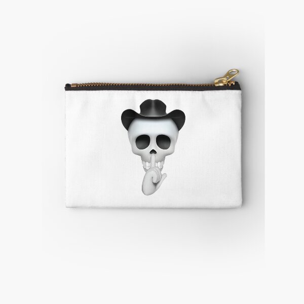 Item preview, Cowboy Shushing Skull Emoji designed and sold by goal-getter.