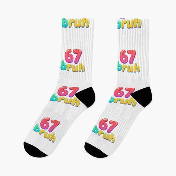 Item preview, 67 Bruh Cute Bubble Letter Design – Funny Colorful Kawaii Style designed and sold by drchzak.