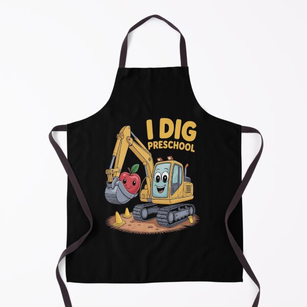 Item preview, I Dig Preschool Cute Digger Back to School designed and sold by Rrettgison.