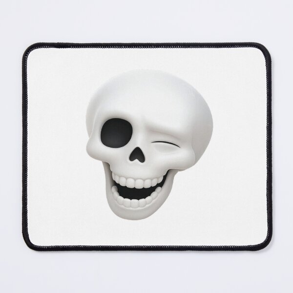 Item preview, Winking Skull Emoji designed and sold by goal-getter.