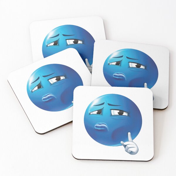 Item preview, Mewing Blue Sigma Emoji designed and sold by goal-getter.