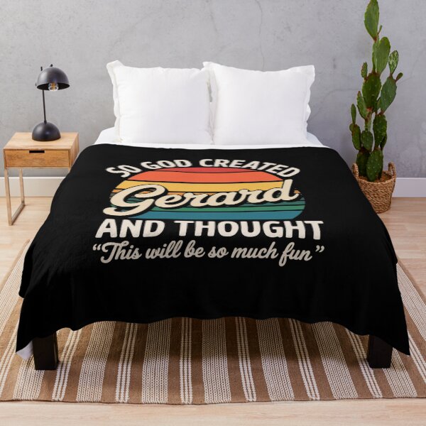 Item preview, So God Created Gerard - Name Gerard Birthday designed and sold by TiredPack.