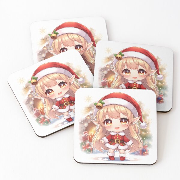 Item preview, Cute Chibi Christmas Elf – Magical Winter Holiday Artwork designed and sold by goold-fish.