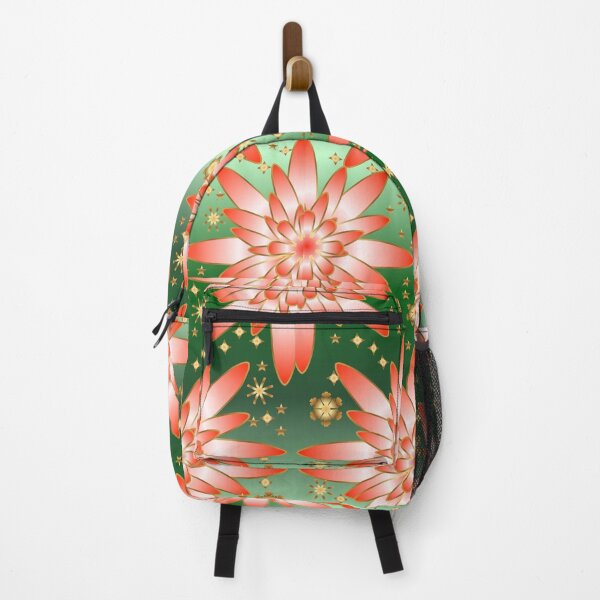 Item preview, Elegant Gold Outlined Floral Pattern on Green Gradient designed and sold by HopeAndHustle.