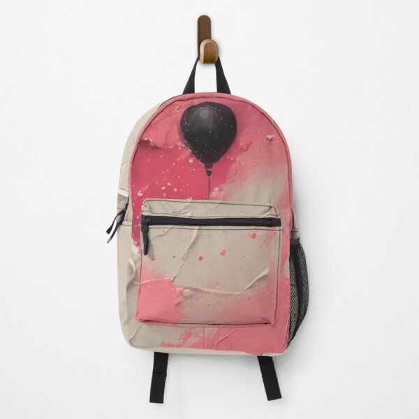 Item preview, Black and pink hot air balloon dreamscape art designed and sold by Mianku | Für das Leben.