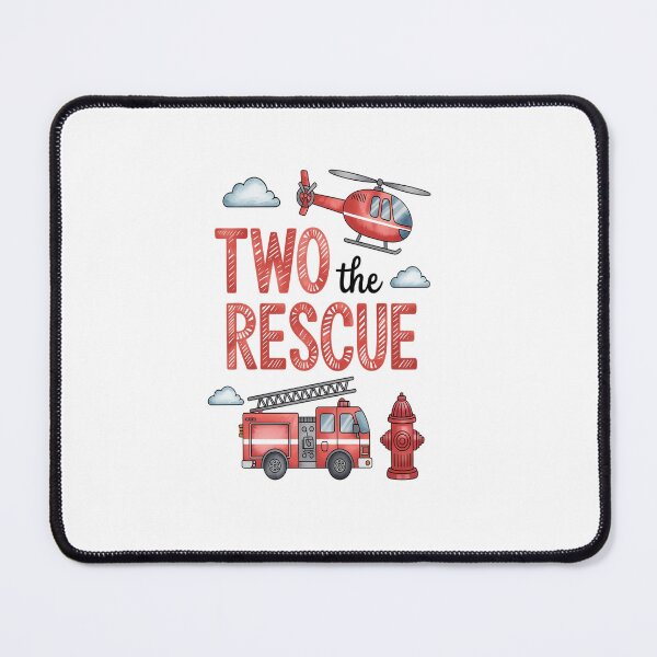 Item preview, Two The Rescue Firetruck Birthday 2 Year Old Boy 2nd Bday designed and sold by Rrettgison.