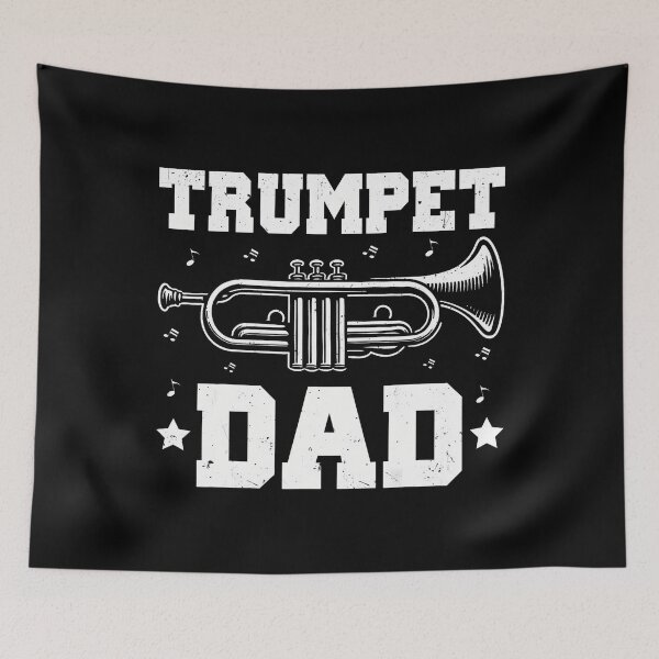 Item preview, Trumpet Dad Music Lover Marching Band Trumpeter Father designed and sold by ToriKarla.