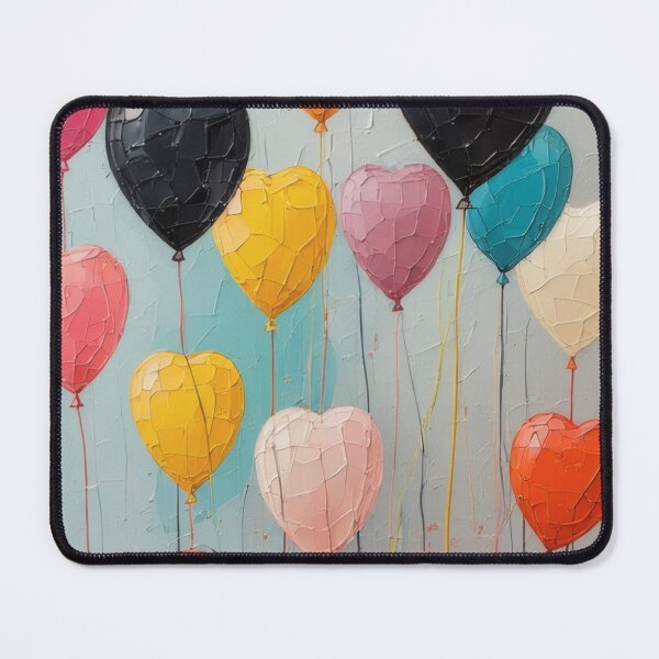Item preview, Heart-shaped balloons in a colorful display designed and sold by Mianku | Für das Leben.